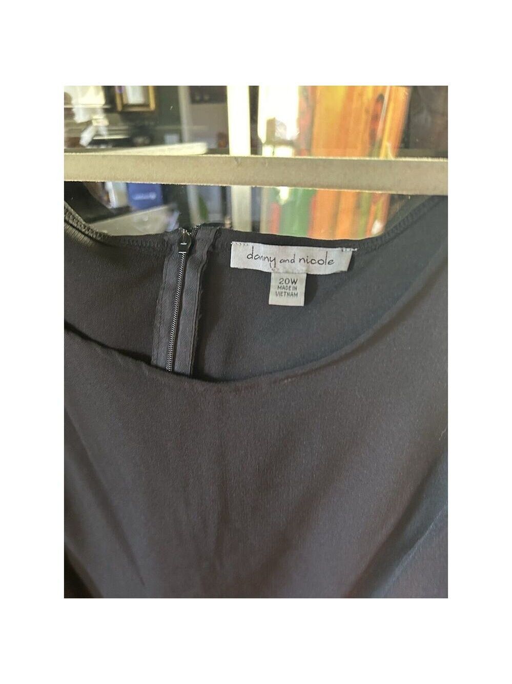 Black Tank Dress 20W - Picture 3 of 4